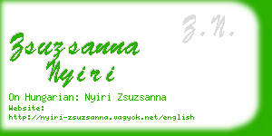 zsuzsanna nyiri business card